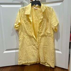 Yellow romper with collar